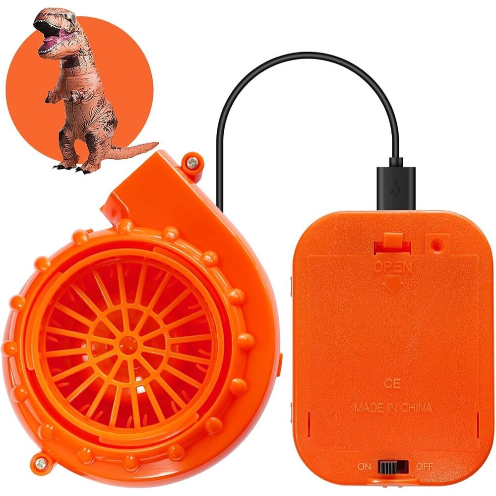 Halloween Mini Blower Fan for Halloween Dinosaur Costume or Doll Mascot Head or